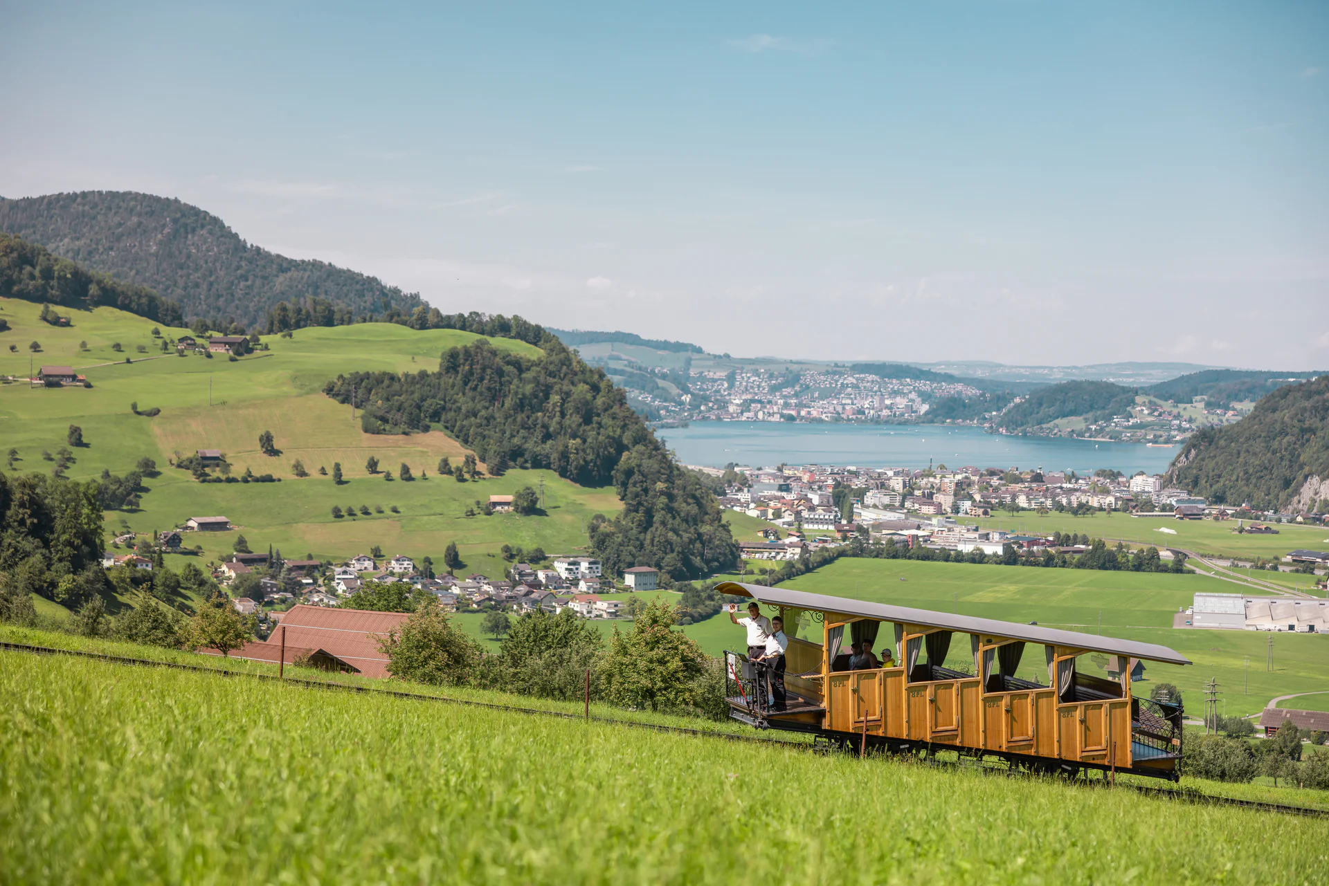 Funiculaire du Stanserhorn en Suisse