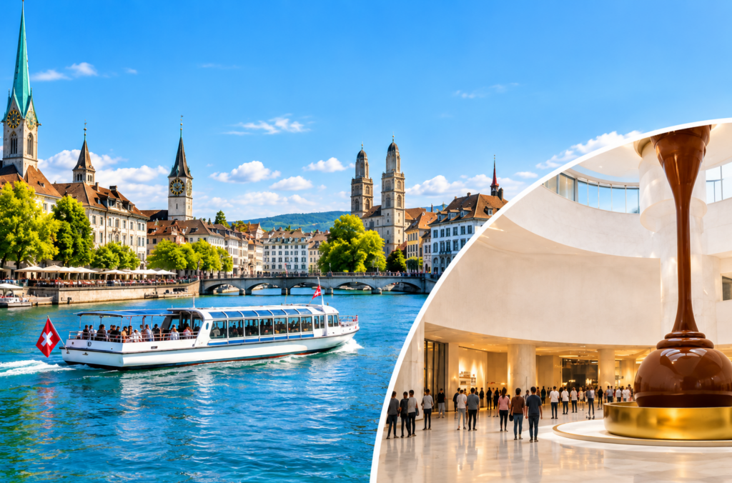 Zurich City Tour, Boat Cruise & Lindt Home of Chocolate