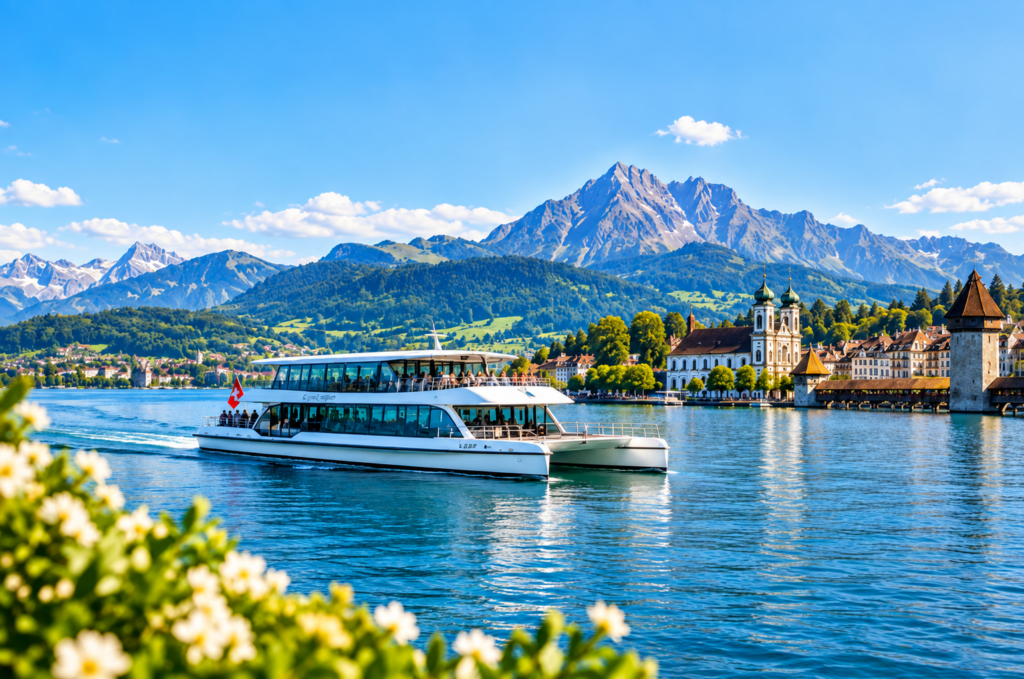 Lucerne Catamaran Cruise on Lake Lucerne