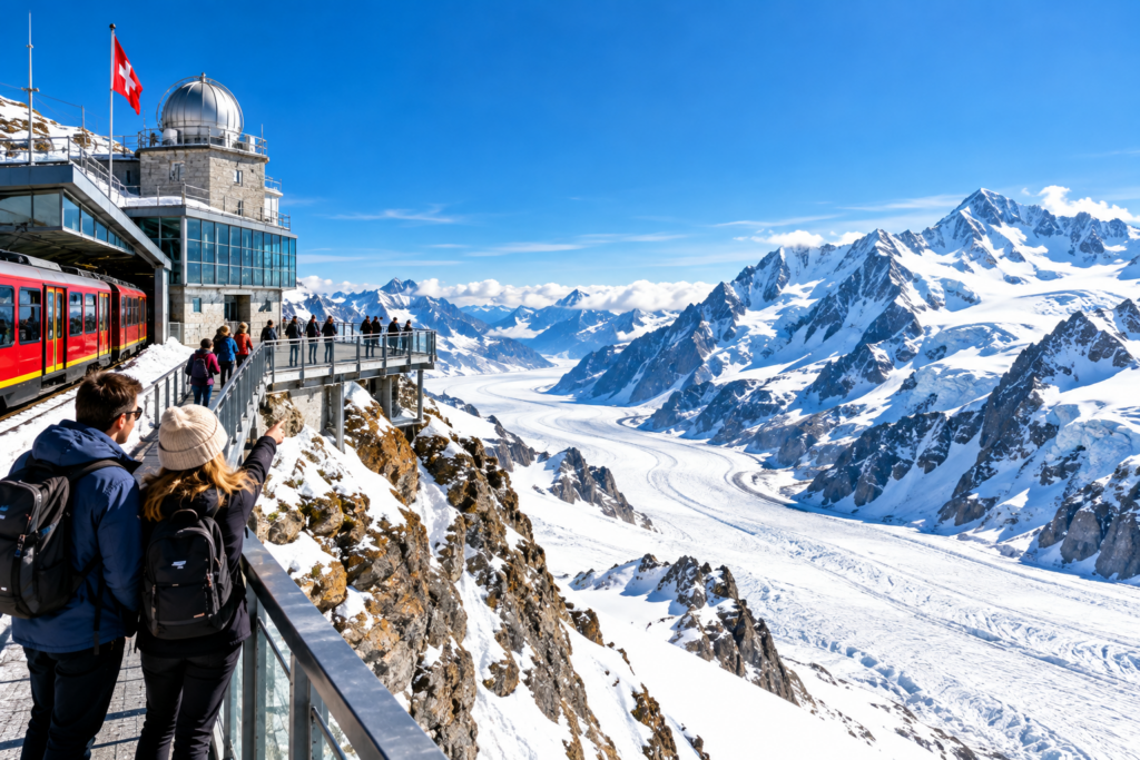 Jungfraujoch Guided Tour from Interlaken – Top of Europe