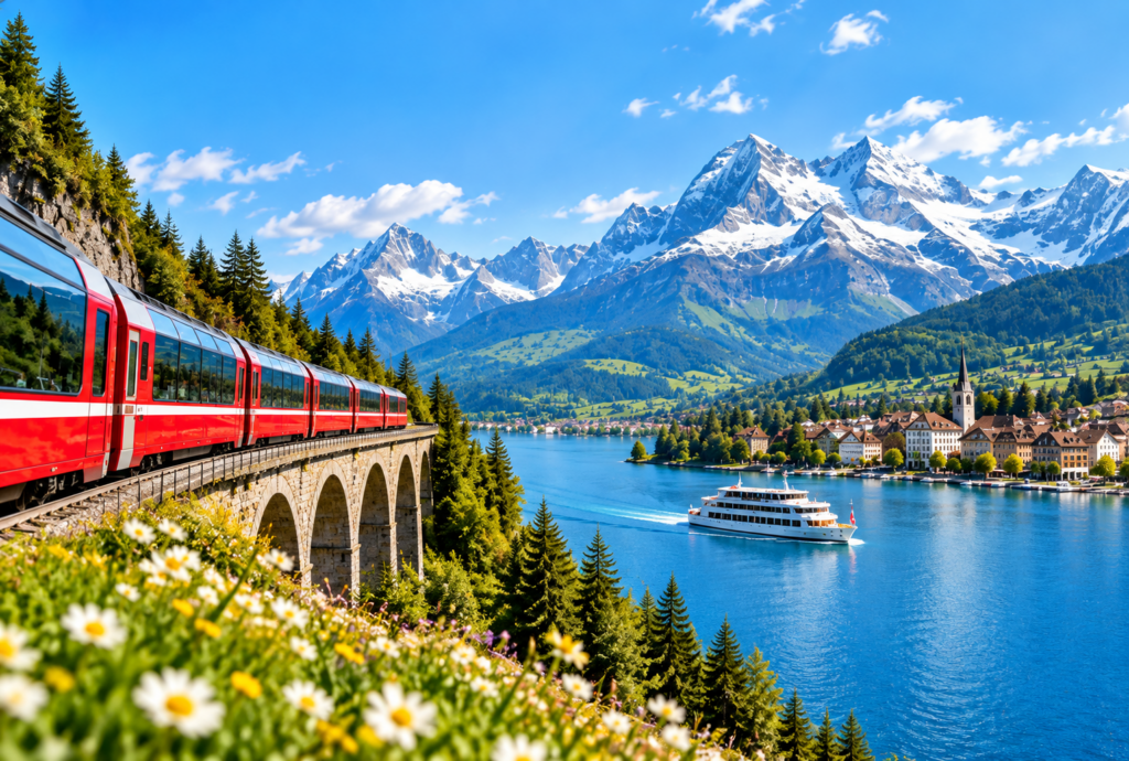 Swiss Travel Pass – Unlimited Travel by Train, Bus and Boat