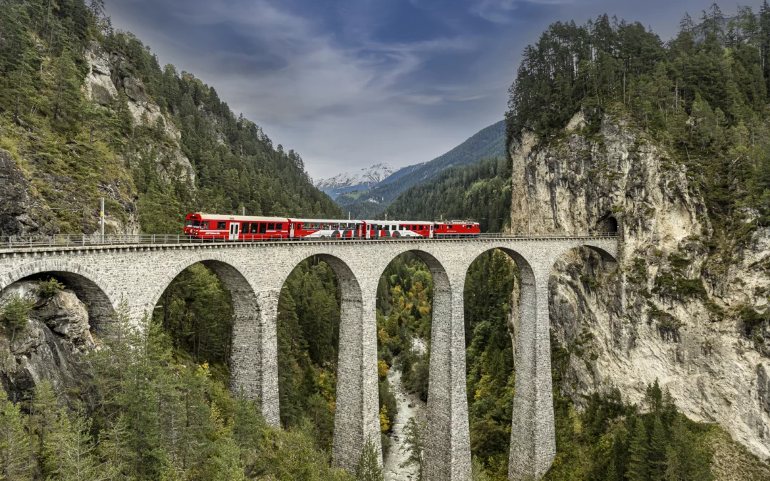 Rhaetian Railway to Davos