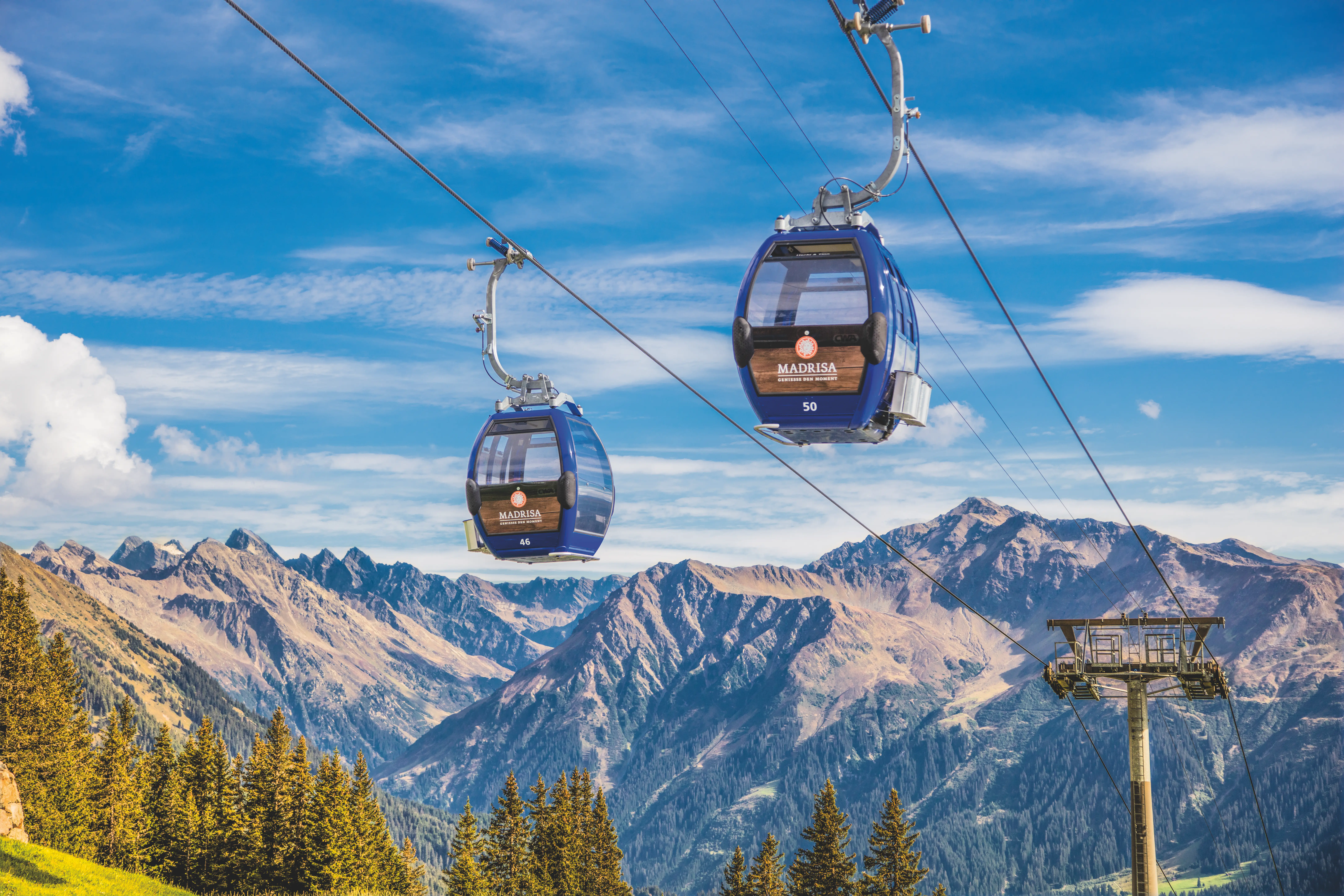 Madrisa Cable Car