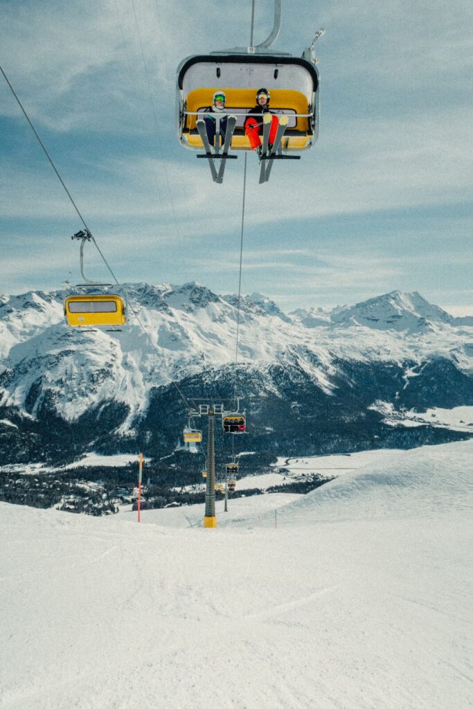 Skiing in St. Moritz