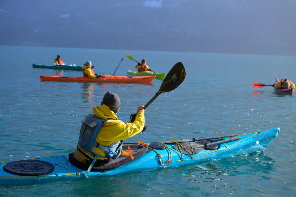 Winter Kayaking Lake Brienz
